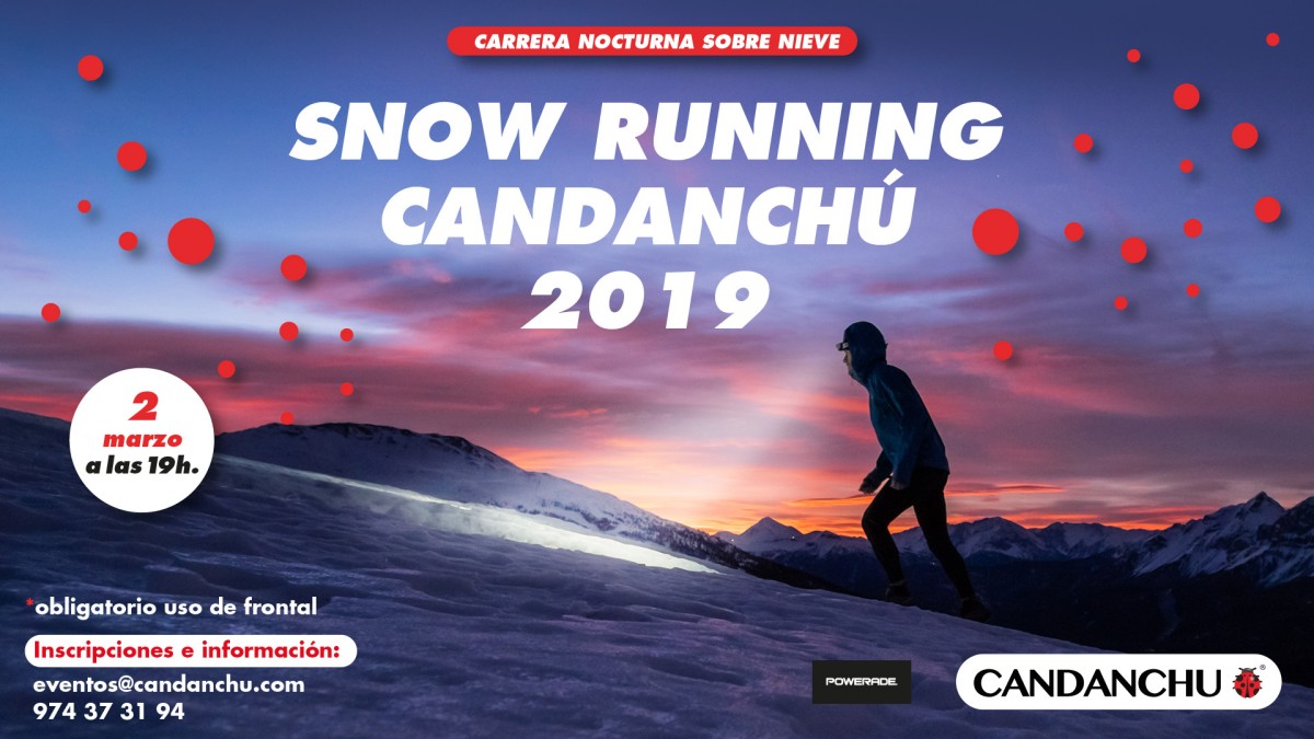 Participa en la Snow Running nocturna Candanchú
