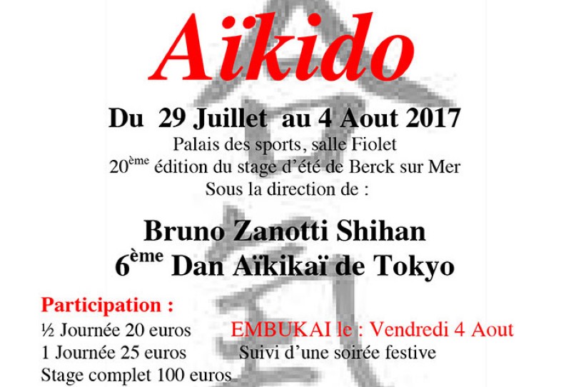 Stage de Aikido con Bruno Zanotti, 6º Dan