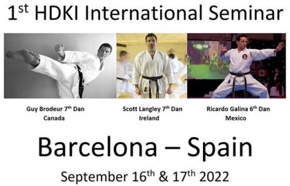 1st HDKI International Cup and Seminar en Barcelona