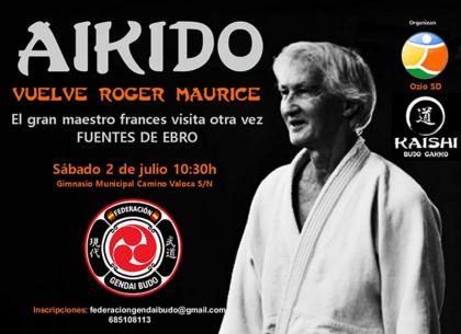 Aikido con Roger Maurice en Fuentes de Ebro