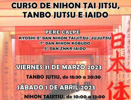 Curso de Nihon Tai Jitsu, Tanbo Jutsu e Iaido