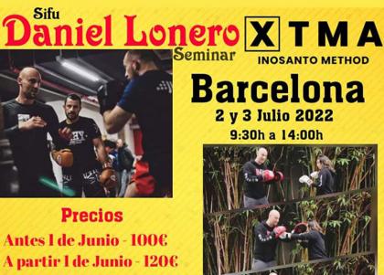 Daniel Lonero, seminario en Barcelona