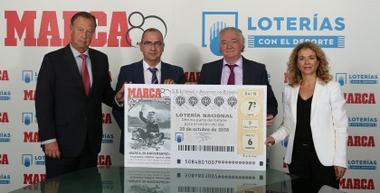 El 80 aniversario de MARCA protagoniza el décimo de Lotería Nacional 