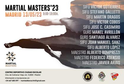 IV Seminario Martial Masters 2023 en Madrid