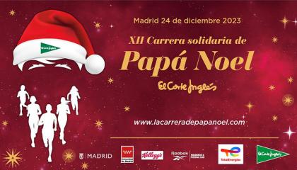 La Carrera Solidaria de Papá Noel en Madrid 2023