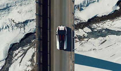 Lamborghini Huracán Sterrato va más allá del asfalto… sobre la nieve
