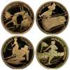 Rarezas numismáticas brillan en una colección de monedas olímpicas