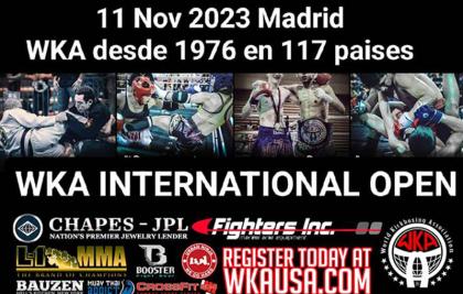 WKA INTERNATIONAL OPEN amateur en Madrid
