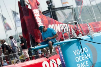 La flota de la Volvo Ocean Race 2011-12 ultima preparativos para regresar a la competición