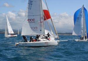 El Trofeo Avega Audiovisual de J80 en el Sardinero