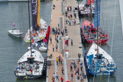 La flota Volvo Ocean Race se enfrentará en Lorient