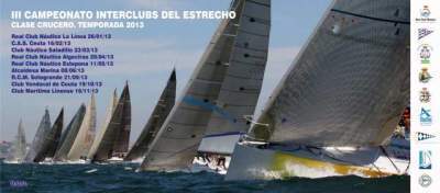 El III Campeonato Interclub del Estrecho con cuarenta embarcaciones