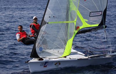 Federico y Arturo Alonso Tellechea, campeones de España de 49er