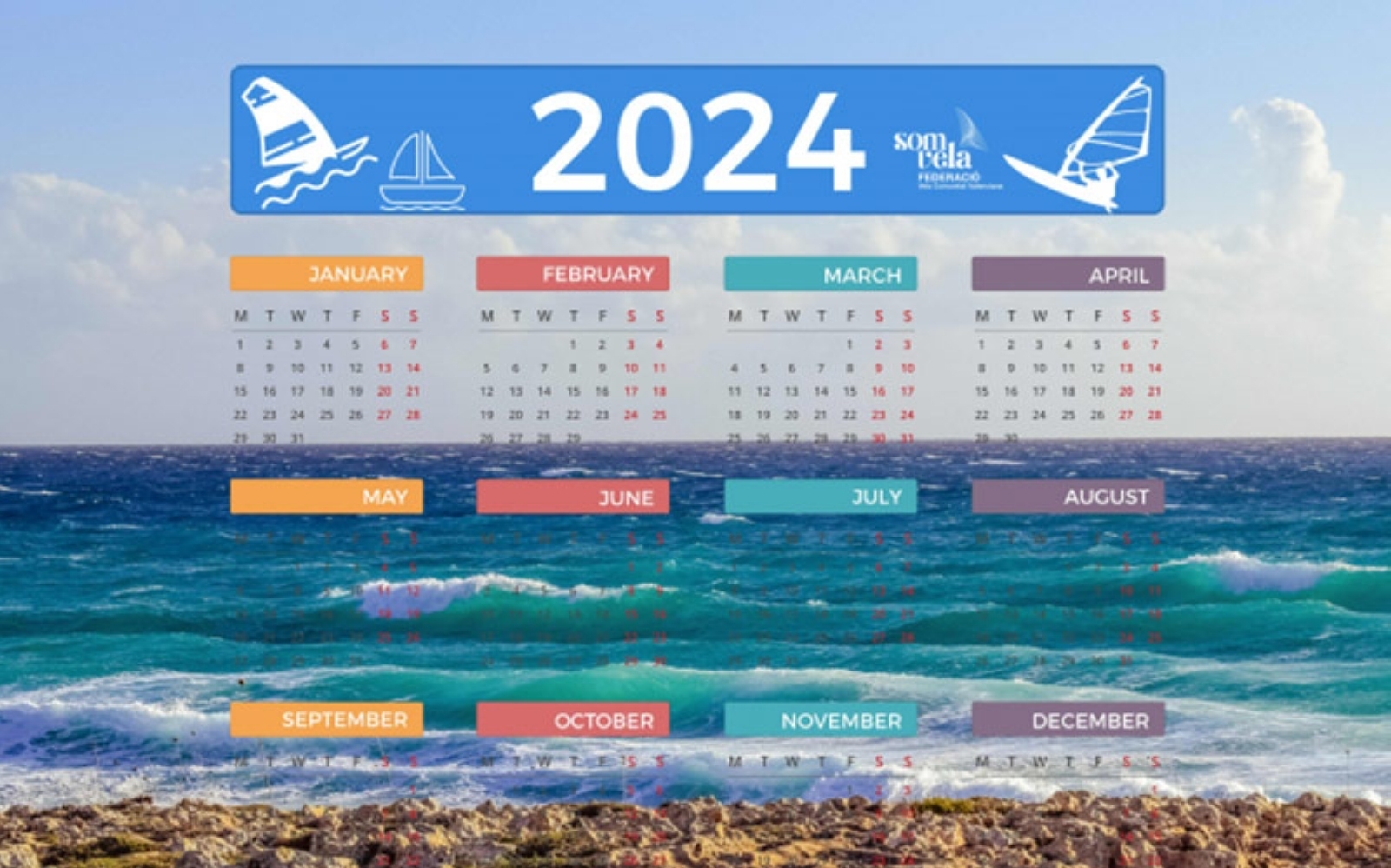 Calendario de la Comunitat Valenciana para 2024