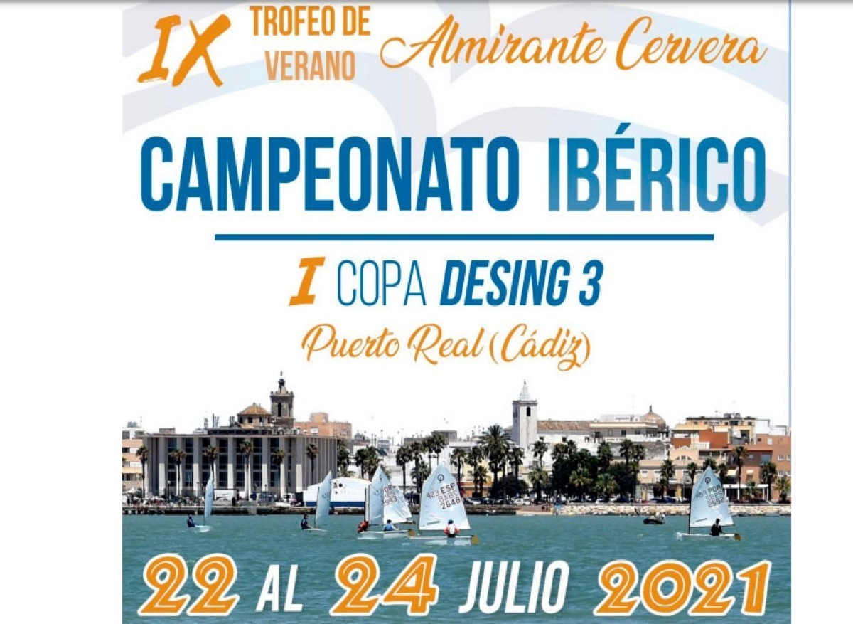 El Campeonato Ibérico de Optimist, IX Trofeo de Verano Almirante Cervera