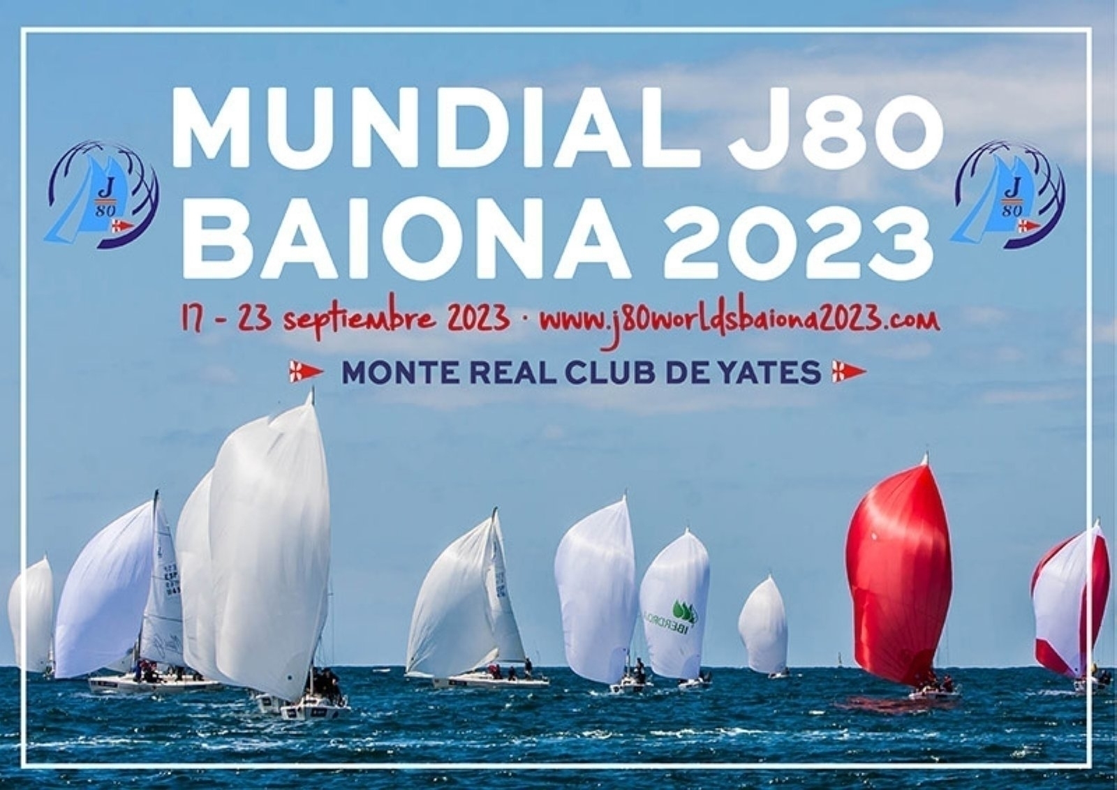 El Mundial de J80 Baiona 2023 en septiembre