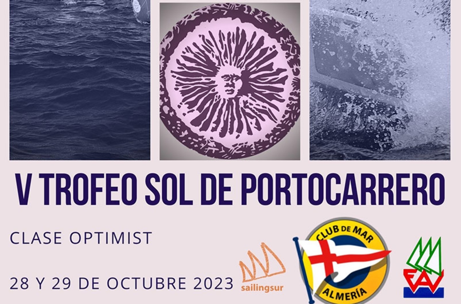 El Trofeo Sol de Portocarrero de Optimist 2023