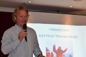 Alex Pella recibe el premio Personaje del Año