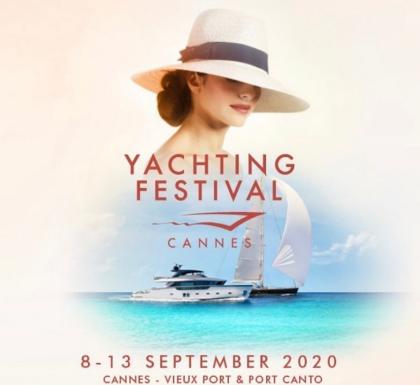 El Yachting Festival en la bahia de Cannes
