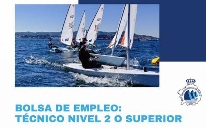 Empleo Federación gallega de vela: Técnico Nivel 2 o superior