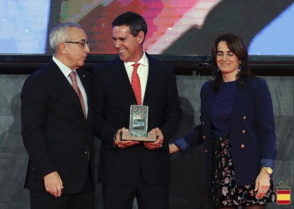 Fernando Echávarri recibe el Premio a los Valores Olímpicos 