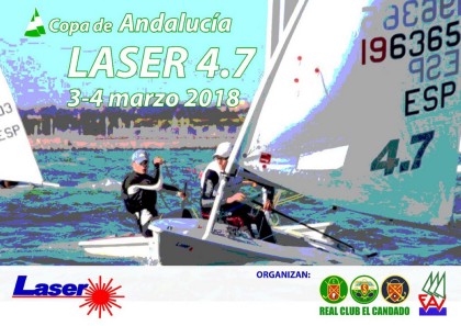 La Copa de Andalucía de Láser 4.7 en el Candado