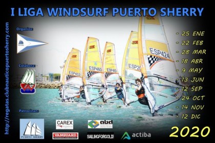 La Liga de Windsurf celebra su segundo asalto en la bahía de Cádiz