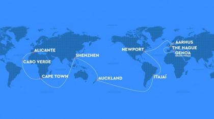 La rutaThe Ocean Race 2021-22 