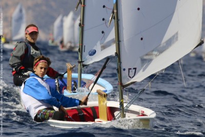 Ultima regata clasificatoria de la clase Optimist