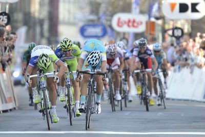 Peter Sagan etapa y liderato en los Tres Dias de la Panne