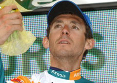 Roberto Heras, apartado  del equipo ciclista cautelarmente