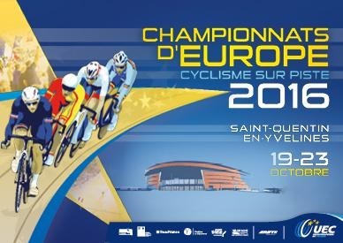 14 pistards al europeo de  Saint-Quentin-en-Yvelines