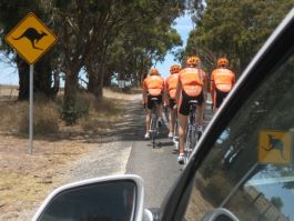 Entrenamiento de recuperación en Australia para el Euskaltel