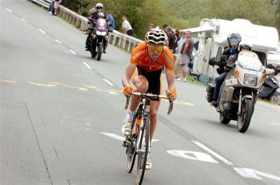  Samuel Sánchez primer líder de la Vuelta a Burgos