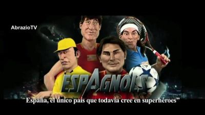 Vuelve el guiñol francés - Deportistas españoles versus Los Vengadores