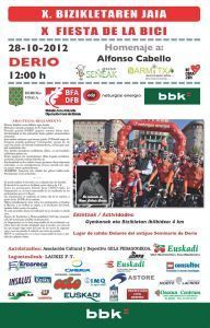 La fiesta de la bicicleta llega a Derio