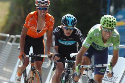 Euskaltel  con los mejores en la etapa decisiva de La Vuelta