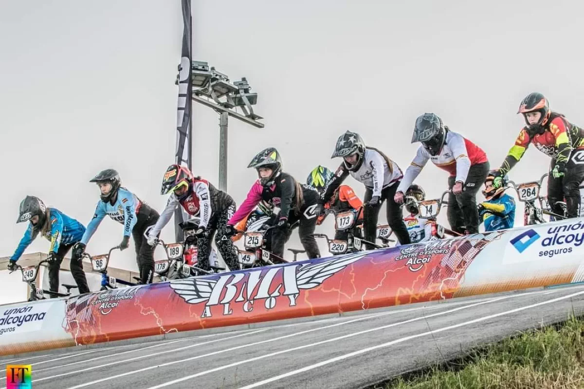 260 pilotos tomaron parte en la Copa de España de BMX en Alcoy