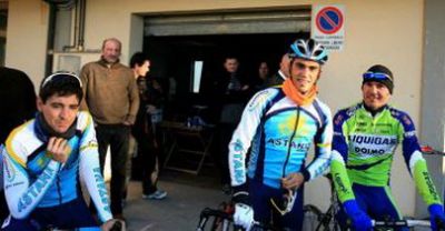 Primer entreno de la temporada para Contador
