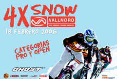 El 18 de febrero se disputará el  4X Snow BTT VALLNORD