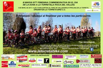 III Marcha BTT Femenina en Barcelona