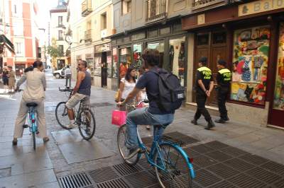 El Ayuntamiento de Madrid en contra del casco obligatorio en ciudad