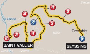Clasificaciones completas primera etapa Dauphine 2012