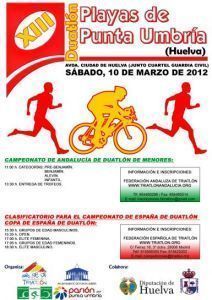 Horarios a tener en cuenta para el II Duatlón Punta Umbria 