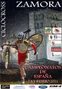 Zamora ultima el recorrido del Campeonato de Ciclocross