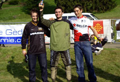Bergara y Fernández de BikeZona Marin suben al podio
