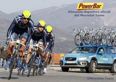 Tour de Francia: Powerbar con el Movistar Team