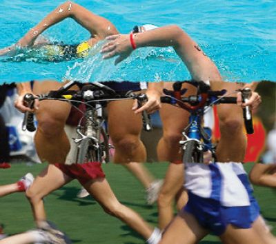 Deba estrena su Triatlón siendo el primero de la temporada