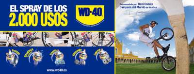 WD-40 engrasará las bicicletas de la Marcha Cicloturista Siete Picos