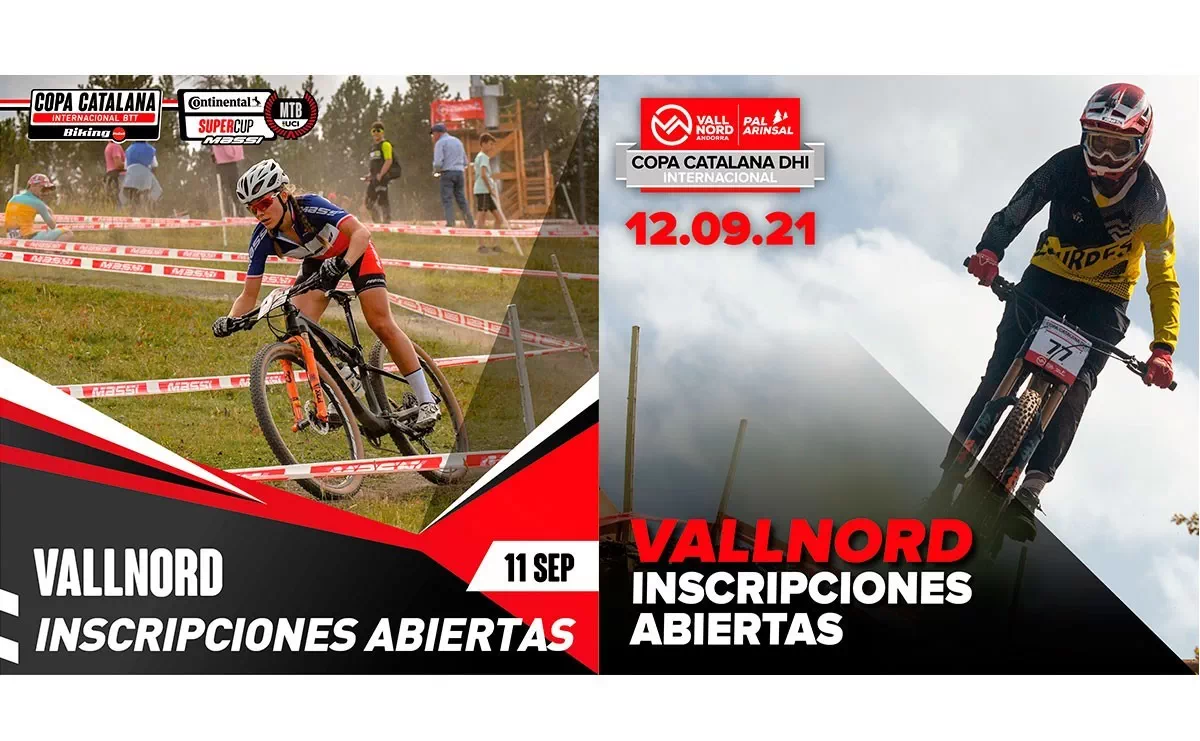 Abiertas inscripciones para la doble cita con el MTB en Vallnord